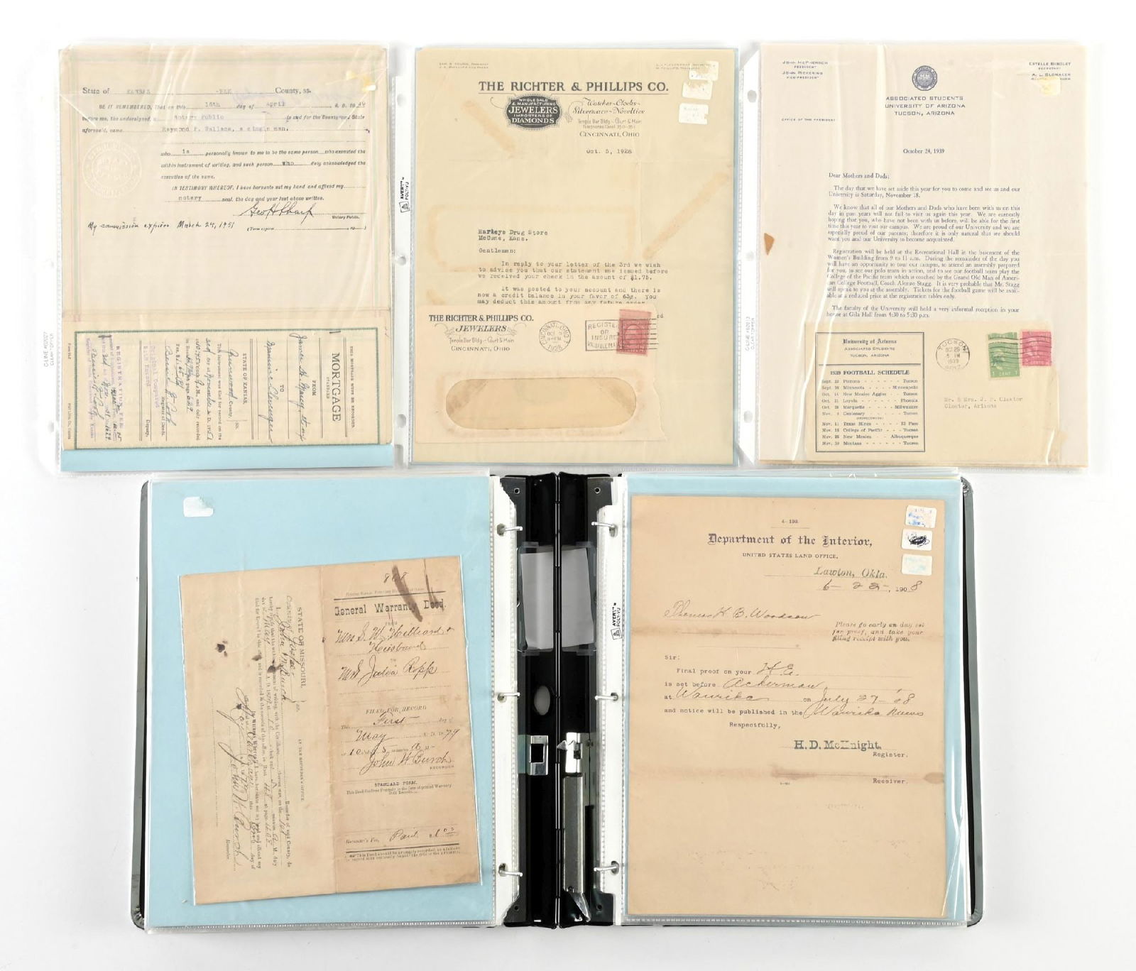 LARGE LOT OF: VARIOUS DOCUMENT EPHEMERA (1 of 6)