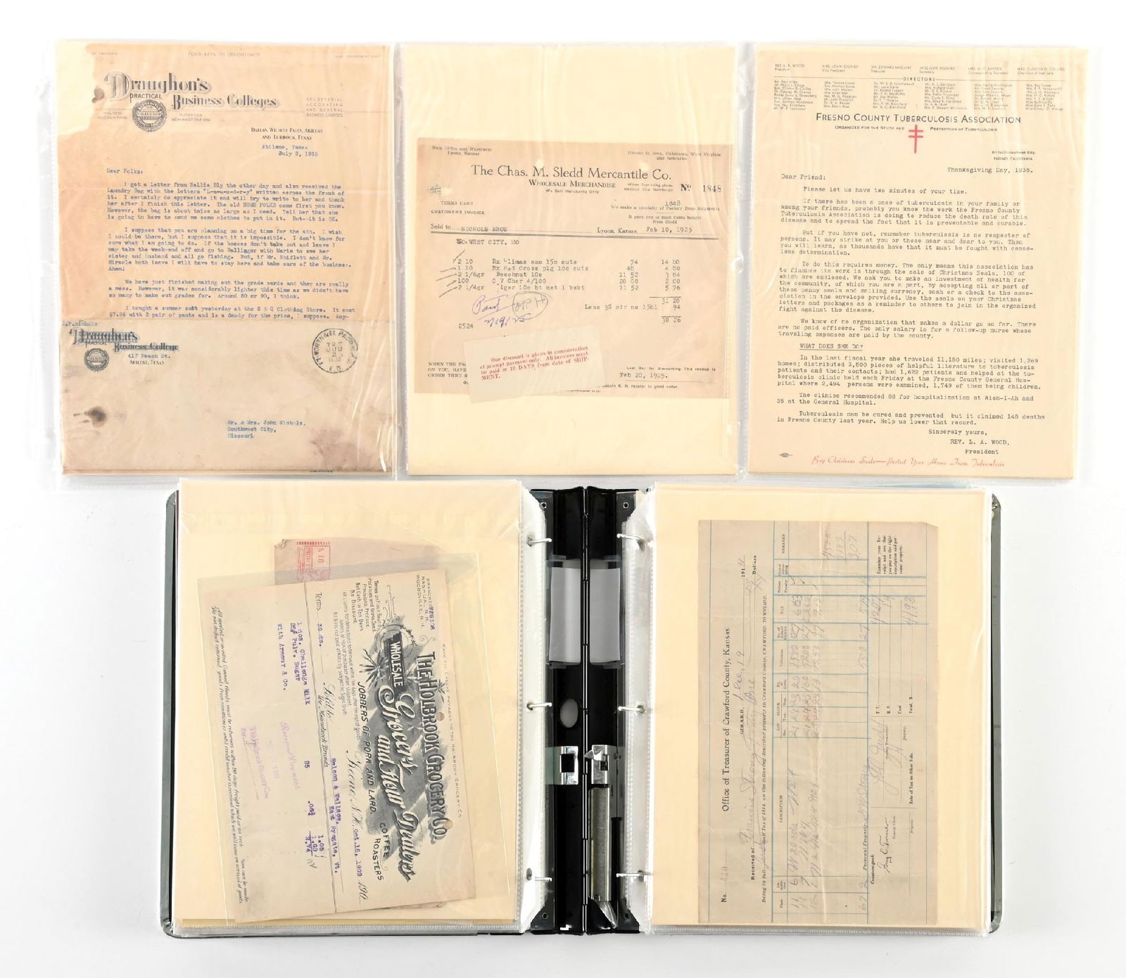 LARGE LOT OF: VARIOUS BILL HEAD'S AND DOCUMENST EPHEMERA (1 of 6)