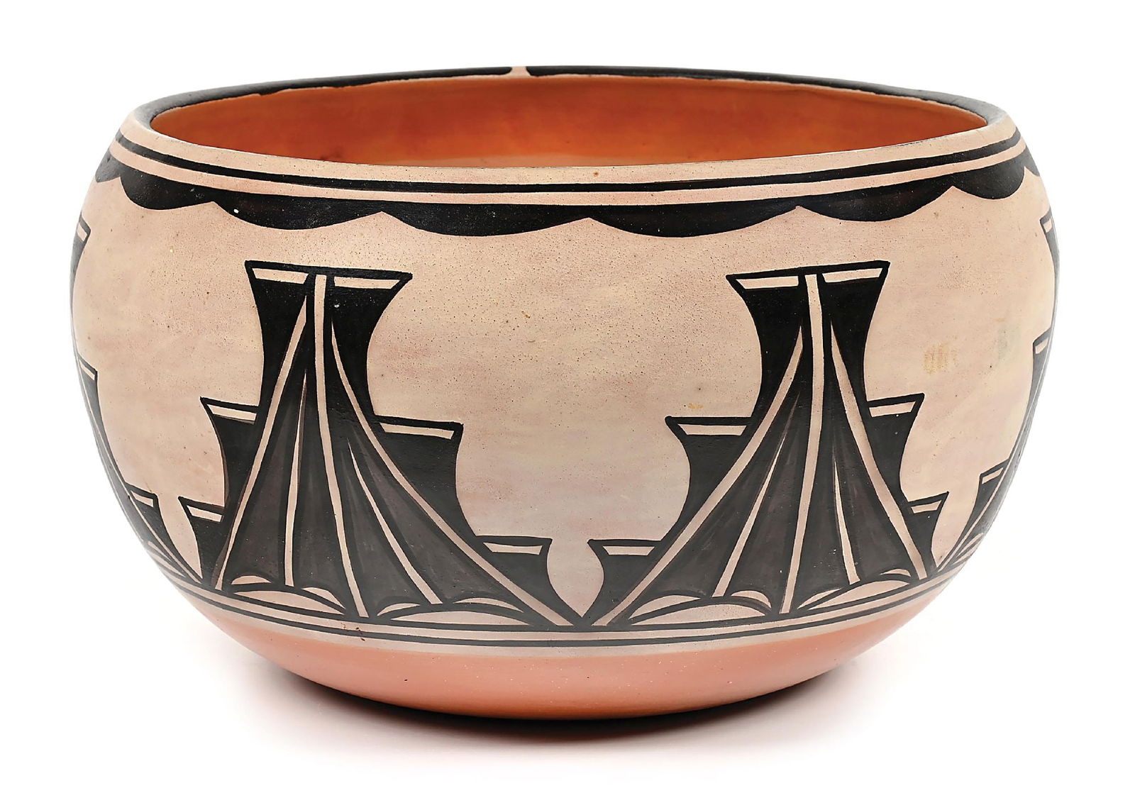 SANTO DOMINGO (KEWA) POTTERY DOUGH BOWL (1 of 8)