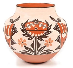 ACOMA (ÁAK’U) POTTERY OLLA