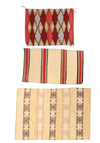 LOT OF 3: NAVAJO (DINÉ) WEAVINGS