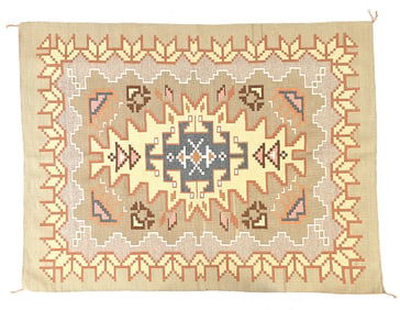 NAVAJO (DINÉ) WEAVING BURNT WATER