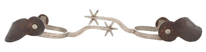 CUSTOM LONG SHANK TEXAS SPURS W/OWNER ID