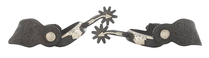 KELLY BROS. & PARKER STEERHEAD & ARROW SPURS