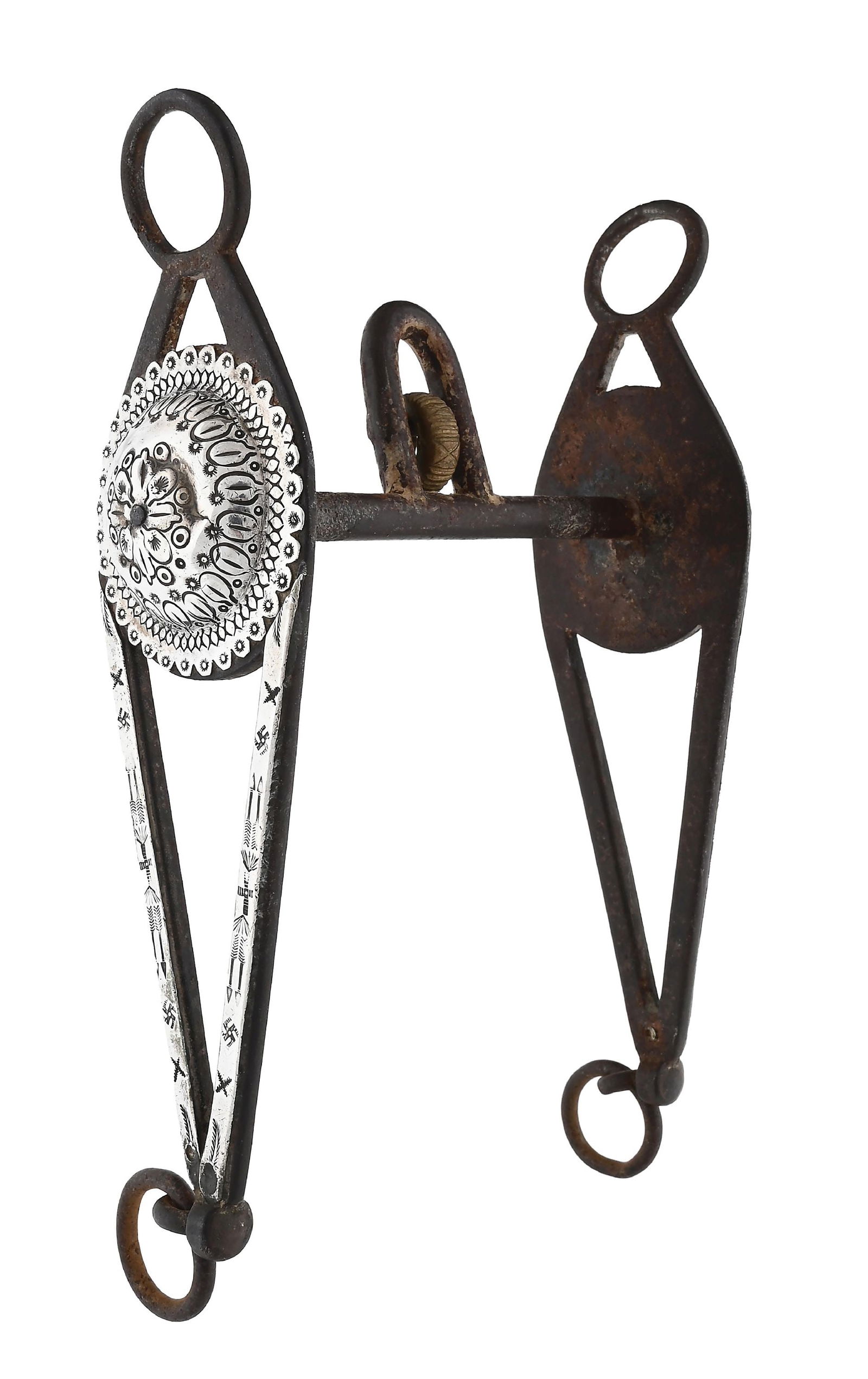 NAVAJO-MADE CURB BIT (1 of 5)