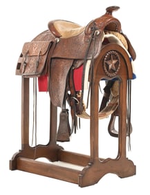 MAXINE (FIRFIRES) JONES' EDWARD H. BOHLIN SADDLE