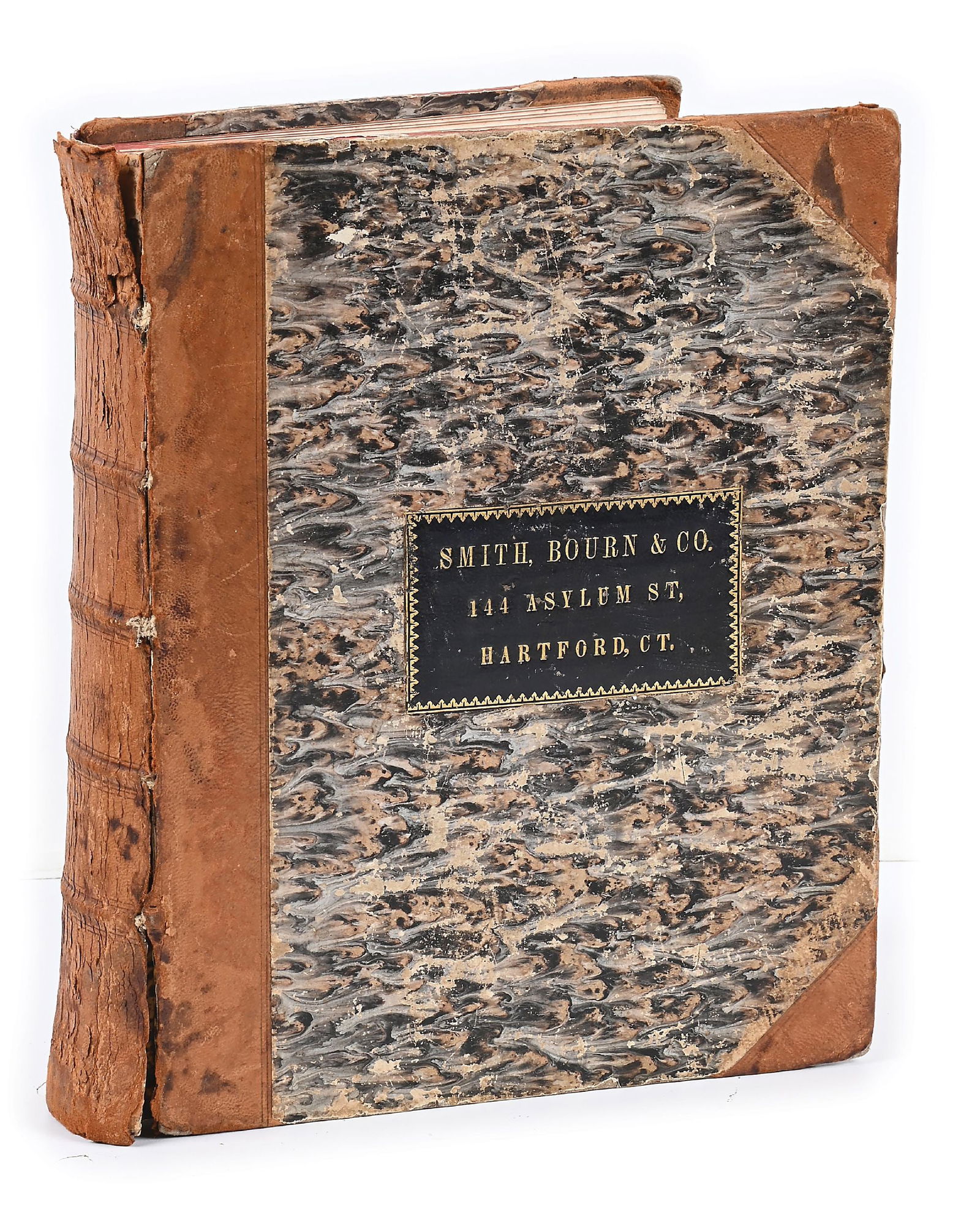 SMITH, BOURN & CO. SADDLE CATALOG PHOTO ALBUM: A very early, important and rare saddle catalog showing the relationship of the eastern saddles to the development of the California saddles, McClellan, Bird, etc. and the western, especially Texas tr