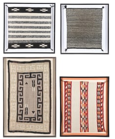 LOT OF 4: NAVAJO (DINÉ) SADDLE BLANKETS