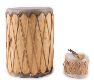 LOT OF 2: TAOS DRUMS