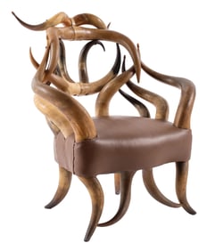 VINTAGE HORN CHAIR