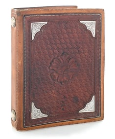 BUDDIE FOSTER AGENDA BOOK WITH STERLING SILVER