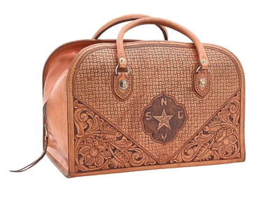 1990 KEMO SABE LEATHER HANDBAG