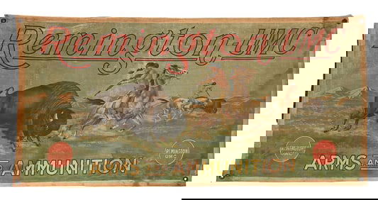 REMINGTON - UMC ARMS AND AMMUNITION CANVAS BANNER