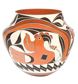 ACOMA (ÁAK’U) POTTERY OLLA