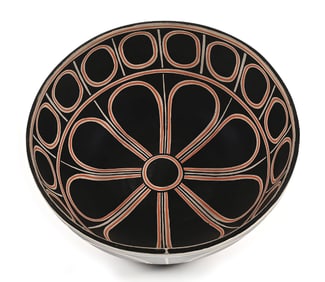 SANTO DOMINGO (KEWA) POTTERY DOUGH BOWL