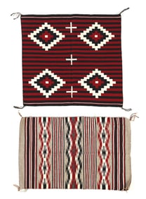 LOT OF 2: NAVAJO (DINÉ) RUGS