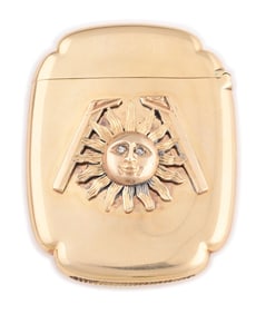 14K GORHAM MATCH SAFE