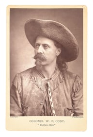 BUFFALO BILL WOODBURY-TYPE PHOTOGRAPH