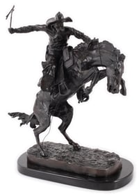 BRONZE "THE BRONCO BUSTER" AFTER REMINGTON