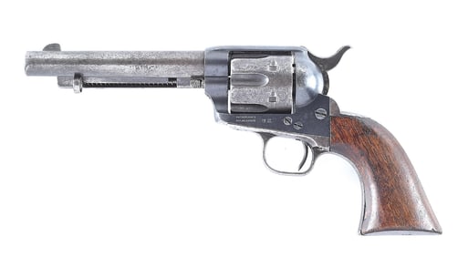 (A) PRIME CUSTER RANGE COLT ARTILLERY MODEL SINGLE-ACTION ARMY REVOLVER WITH KOPEC LETTER