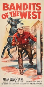 BANDITS OF THE WEST 3-SHEET LOBBY MOVIE POSTER