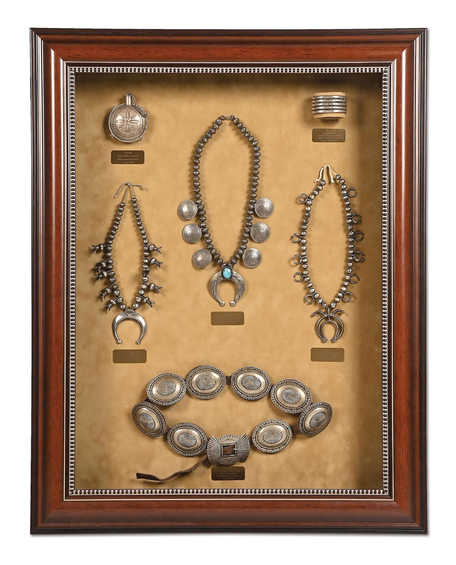 COLLECTION OF NAJAVO (DINÉ) JEWELRY (1 of 8)