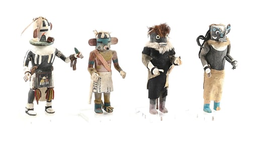 LOT OF 4: HOPI (HOPISINOM) KACHINAS