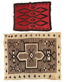 LOT OF 2: NAVAJO (DINÉ) WEAVINGS