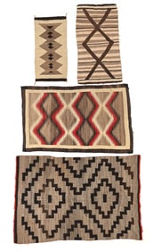 LOT OF 4: NAVAJO (DINÉ) WEAVINGS