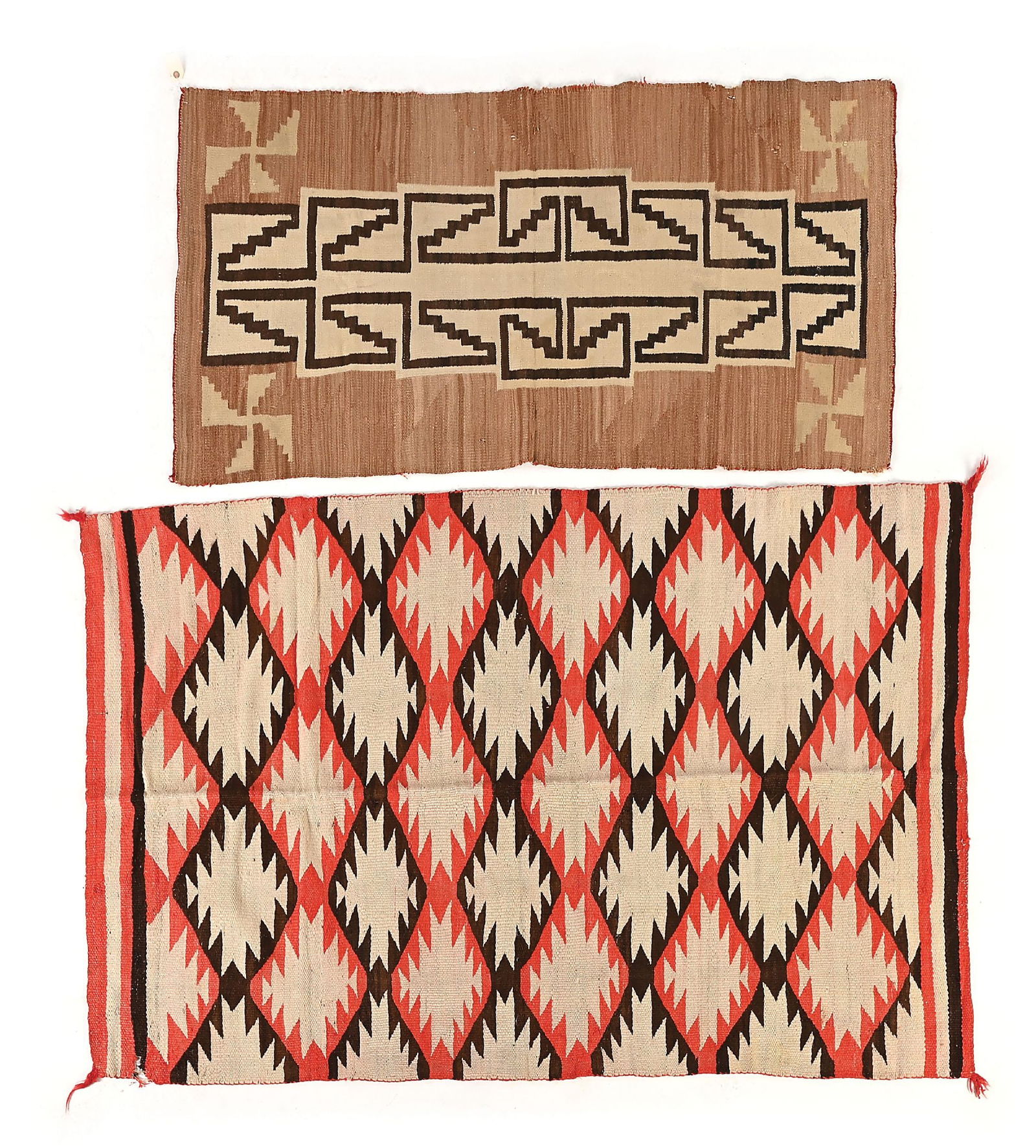 LOT OF 2: NAVAJO (DINÉ) WEAVINGS (1 of 5)