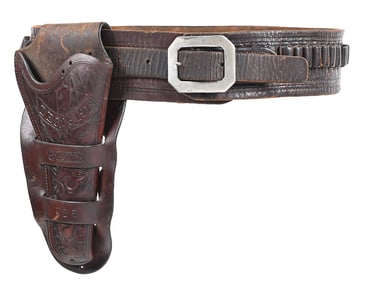 H. H. HEISER HOLSTER AND BELT SET