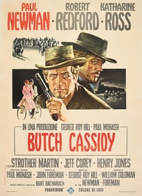 ITALIAN "BUTCH CASSIDY" ONE-SHEET MOVIE POSTER