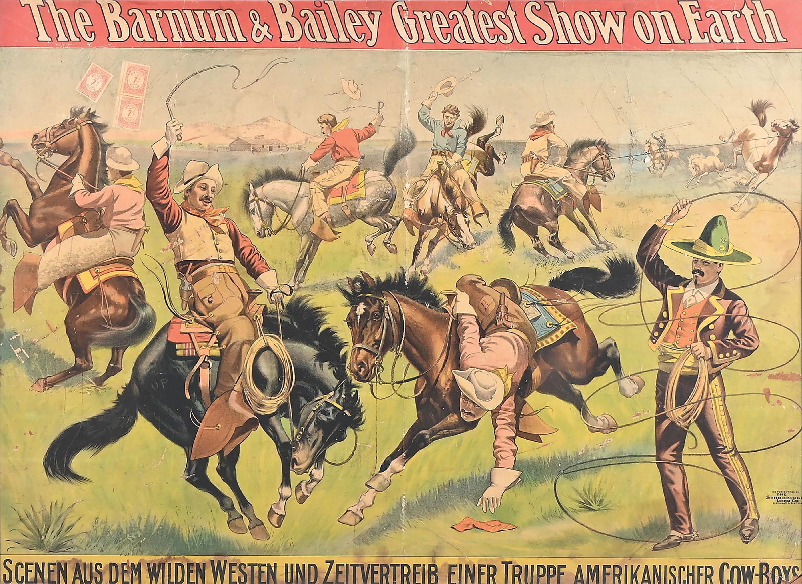 THE BARNUM AND BAILEY GREATEST SHOW ON EARTH FRAMED POSTER (1 of 5)