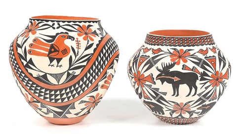 ACOMA (ÁAK’U) POTTERY OLLAS