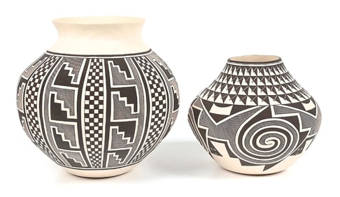 LOT OF 2: LAGUNA POTTERY OLLAS