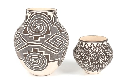 LOT OF 2: LAGUNA POTTERY OLLAS