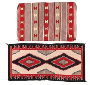 LOT OF 2: NAVAJO (DINÉ) RUGS