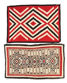 LOT OF 2: NAVAJO (DINÉ) RUGS