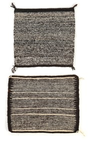 LOT OF 2: NAVAJO (DINÉ) RAISED OUTLINE SINGLE SADDLES