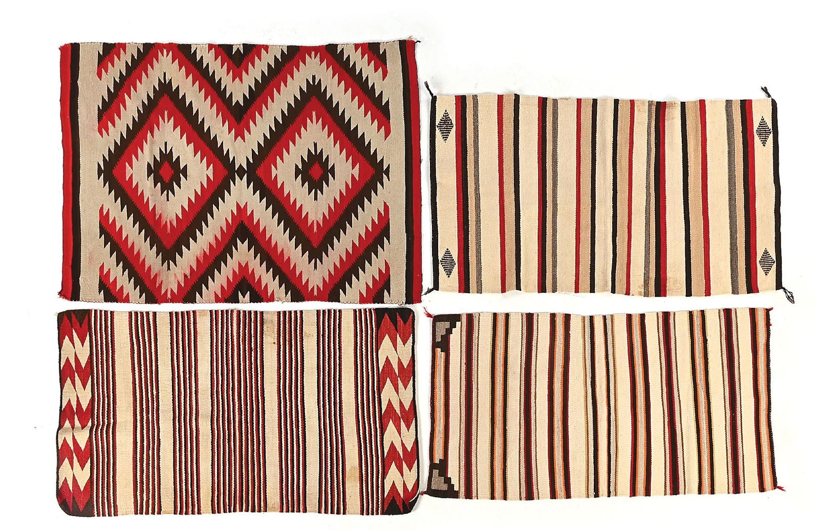 LOT OF 4: NAVAJO (DINÉ) WEAVINGS (1 of 7)