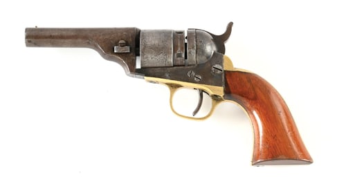 (A) COLT POCKET NAVY CONVERSION REVOLVER.