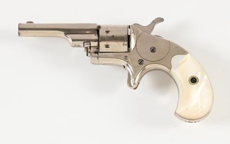 (A) FINE COLT MODEL 1871 OPEN TOP SINGLE ACTION POCKET REVOLVER.