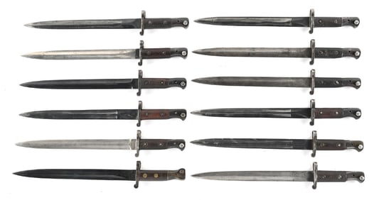 LOT OF 12: BRITISH PATTERN 1903 BAYONETS.