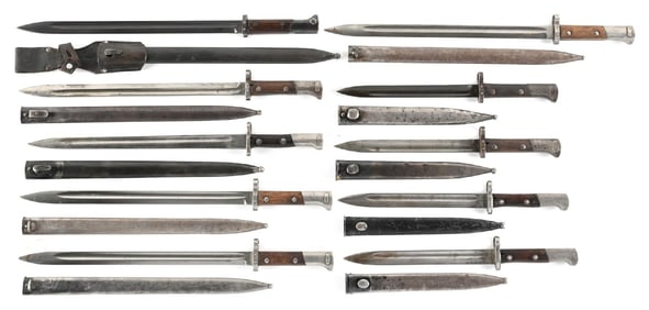 LOT OF 10: CZECH VZ AND EXPORT BAYONETS.
