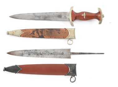 LOT OF 2: THIRD REICH SA DAGGERS.