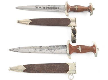 LOT OF 2: THIRD REICH SA DAGGERS.