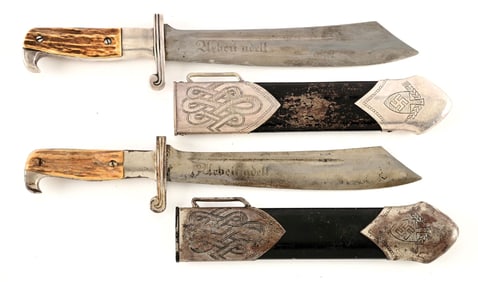 LOT OF 2: THIRD REICH RAD SUBORDINATE HEWERS.