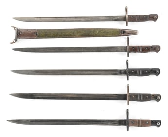 LOT OF 5: US WWI REMINGTON M1917 BAYONETS.