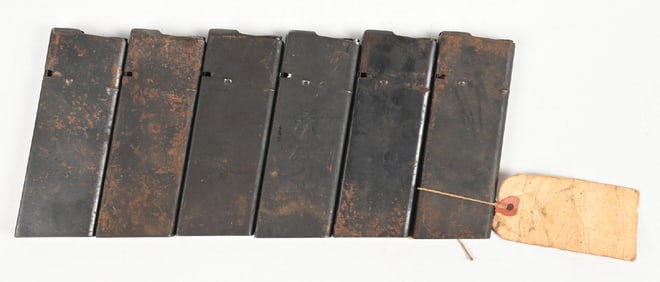 LOT OF SIX WINCHESTER MODEL 1907 EXTENDED SL MAGAZINES.