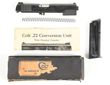 POST WAR COLT 1911 SERVICE MODEL .22 FACTORY CONVERSION KIT.
